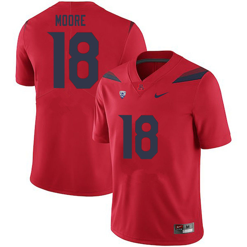 Men #18 Nick Moore Arizona Wildcats College Football Jerseys Sale-Red